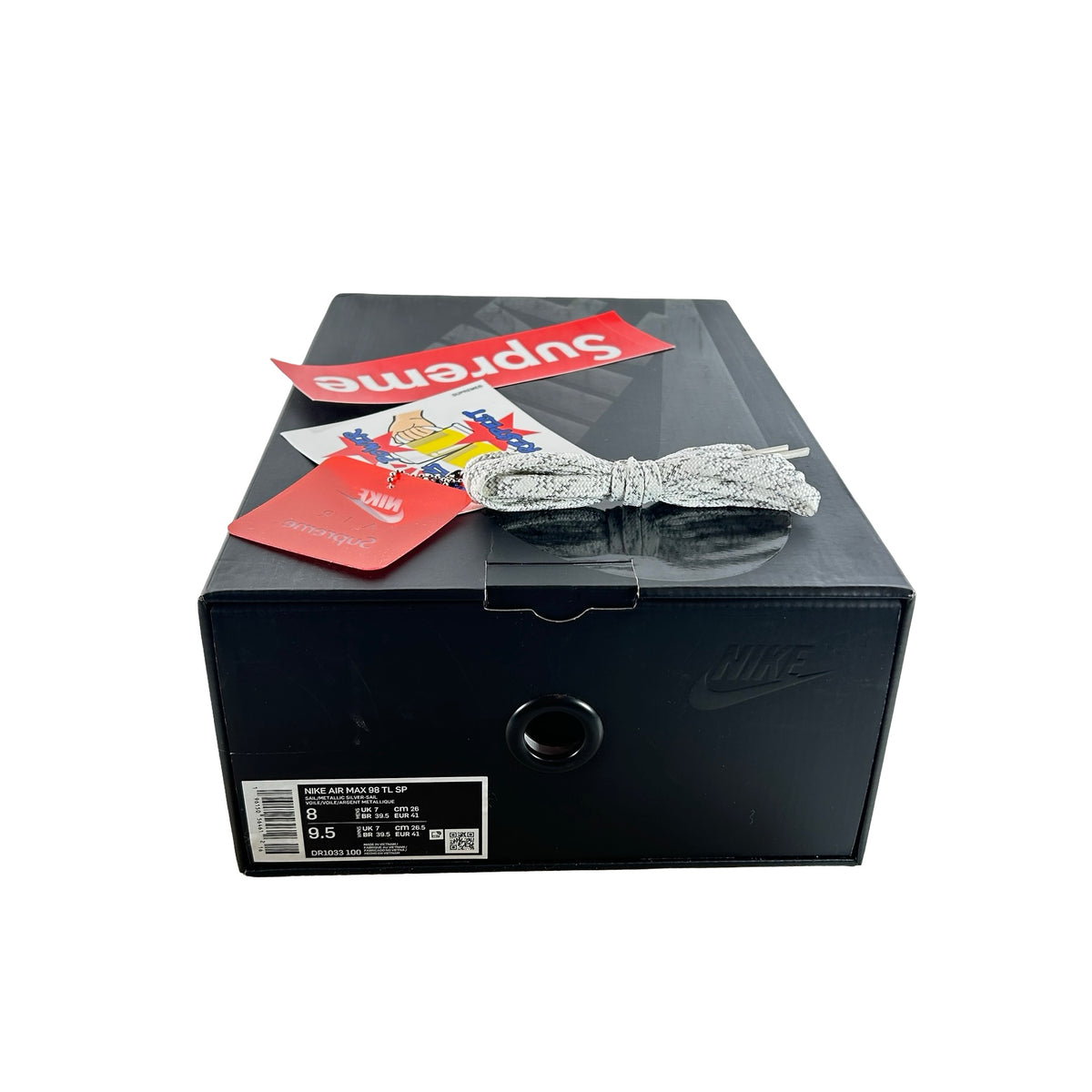 DR1033 100 Nike Air Max 98 TL Supreme White [USED] - 8 M (Used)