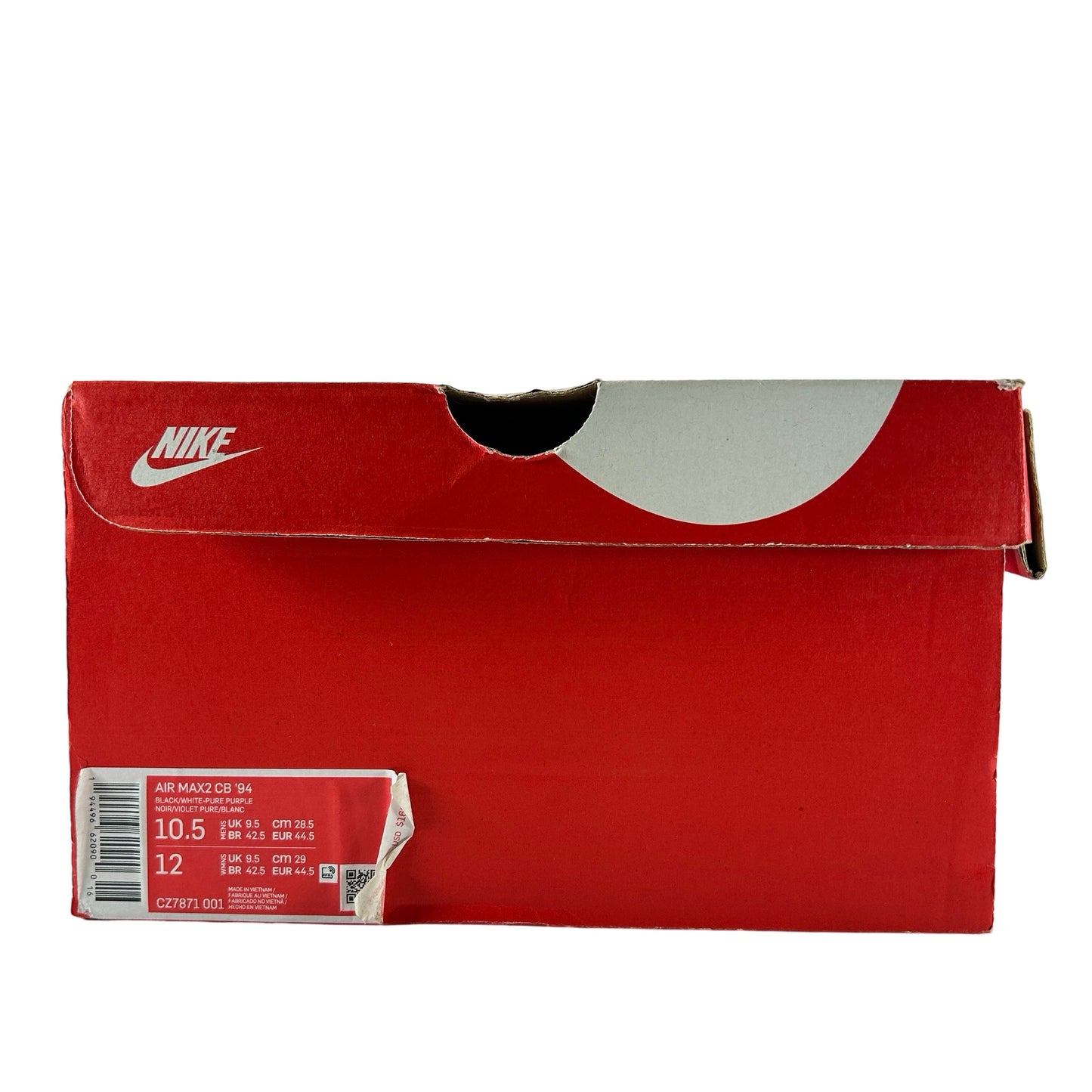 CZ7871 001 Nike Air Max 2 CB 94 Black White Purple (2020) [USED] - 10.5 M (Used)