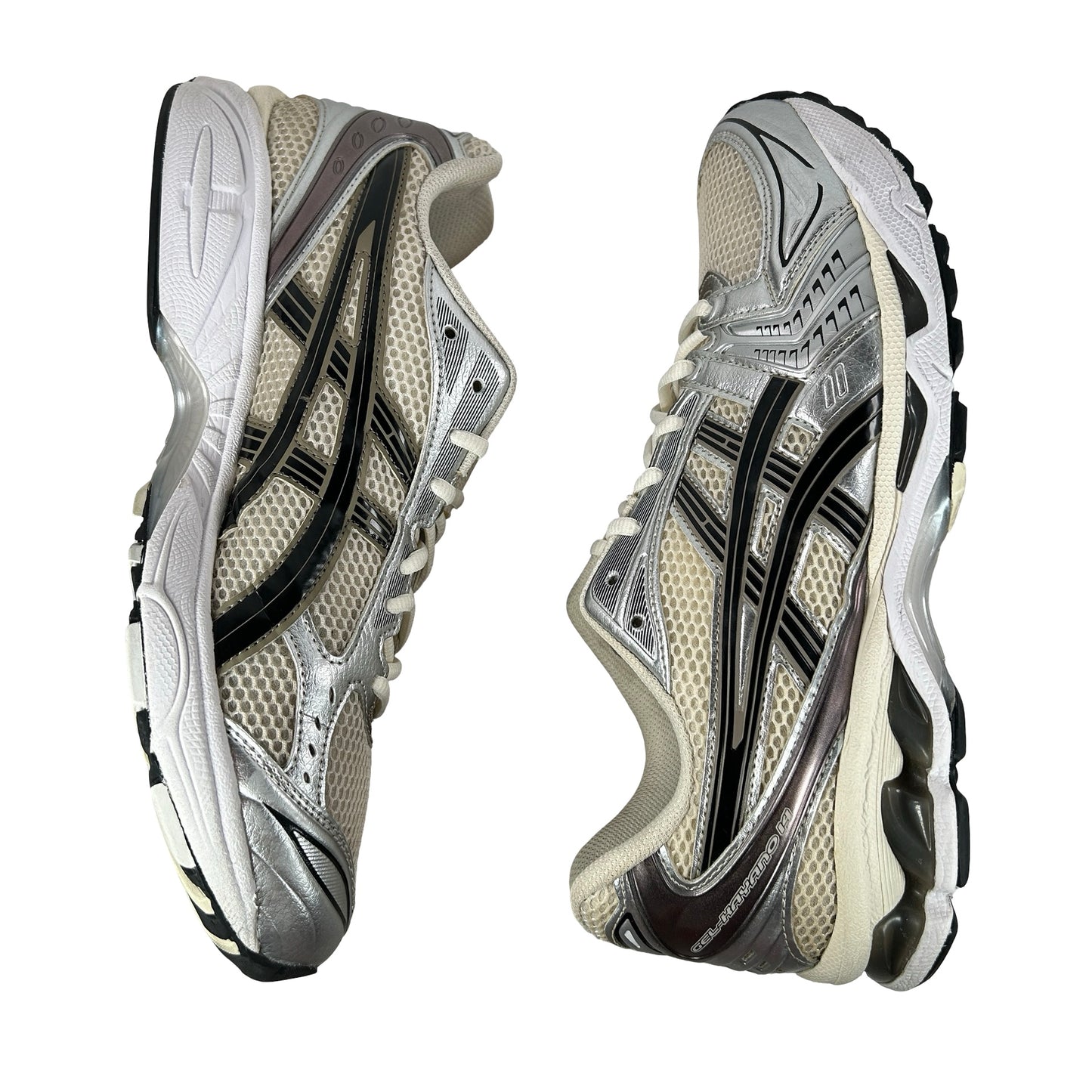 1201A019 108 ASICS Gel-Kayano 14 Cream Black Metallic Plum [USED] - 11 M (Used) (Replace Box)