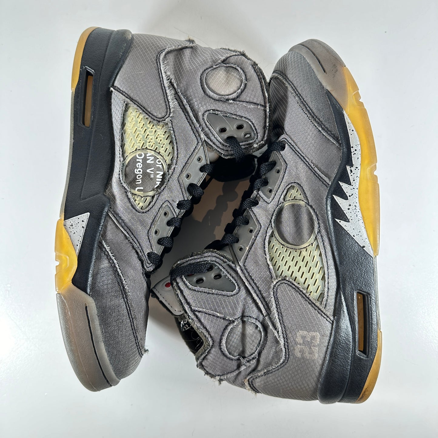 CT8480 001 Jordan 5 Off-White Black [USED] - 11 M (Used)