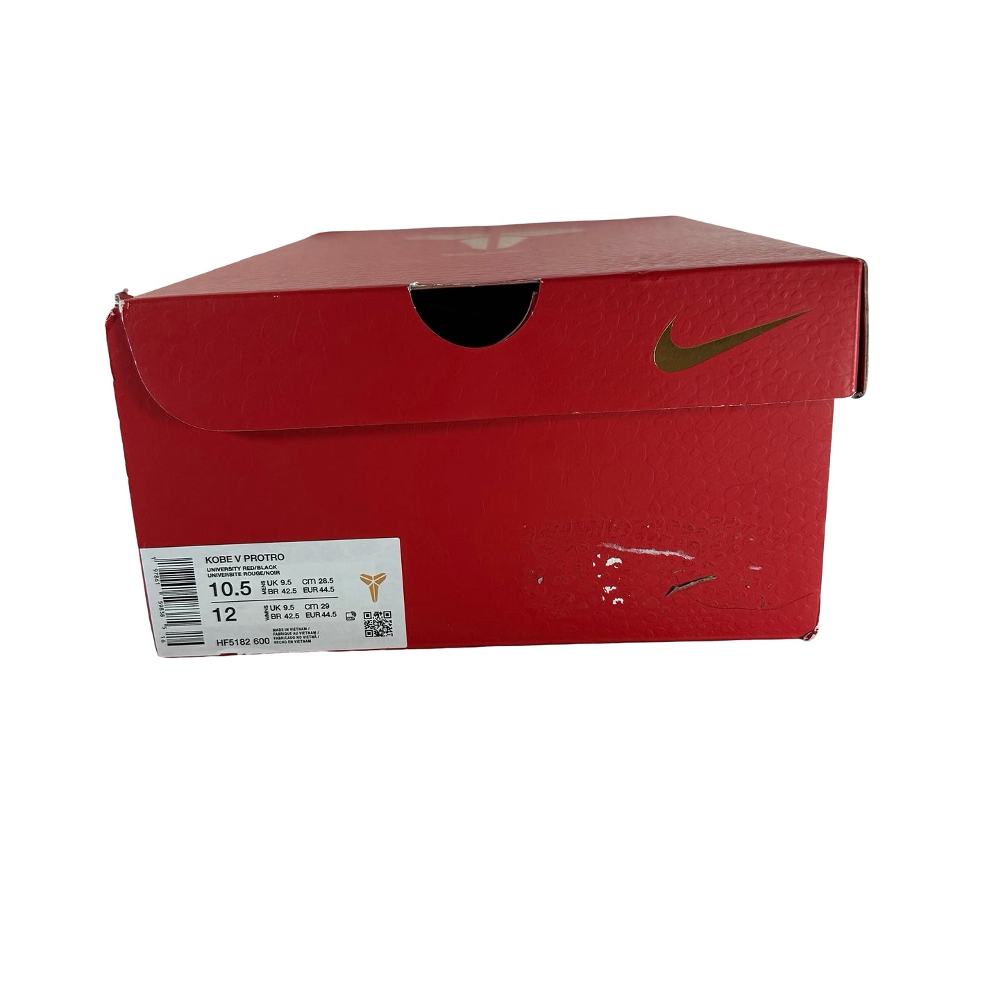 HF5182 600 Nike Kobe 5 Protro Year of the Mamba University Red [USED] - 10.5 M (Used)