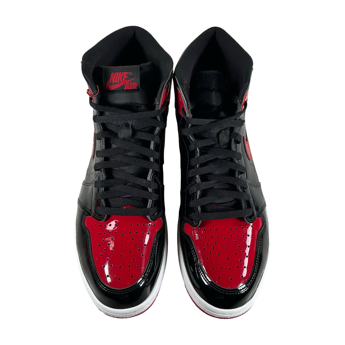 555088 063 Jordan 1 Retro High OG Patent Bred [USED] - 13 M (Used2) (No Box2)