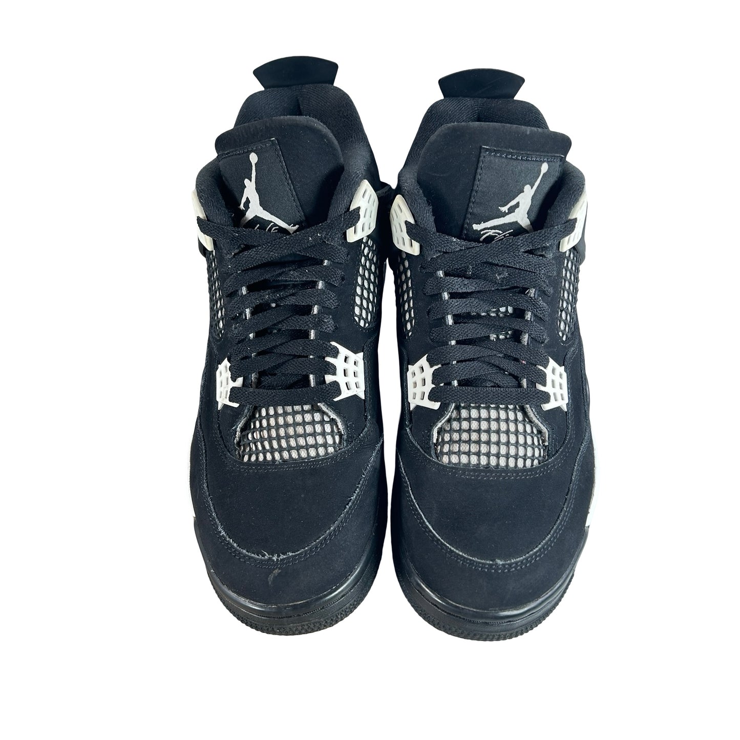 FQ8138 001  Jordan 4 Retro White Thunder [USED] - 10 M (Used11)