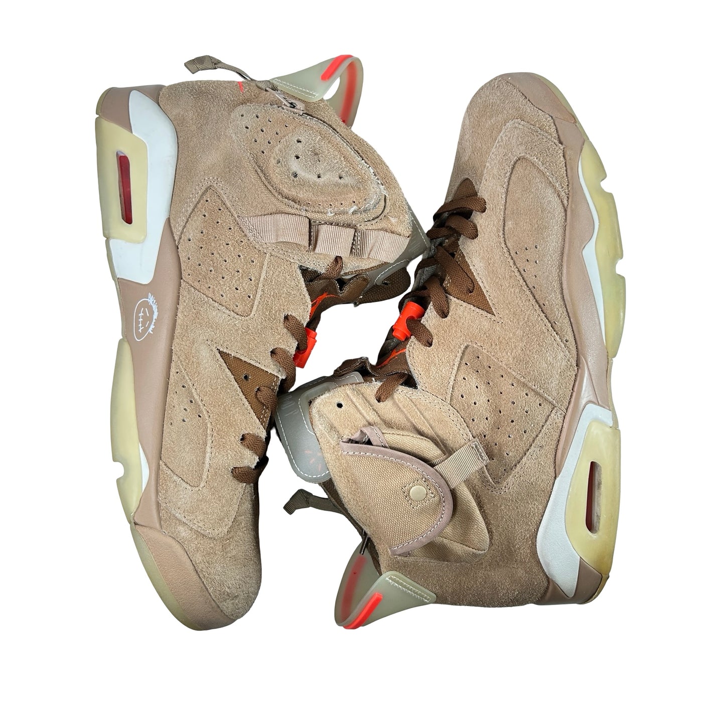 DH0690 200 Jordan 6 Retro Travis Scott British Khaki [USED] - 13 M (Used) (Replace Box)