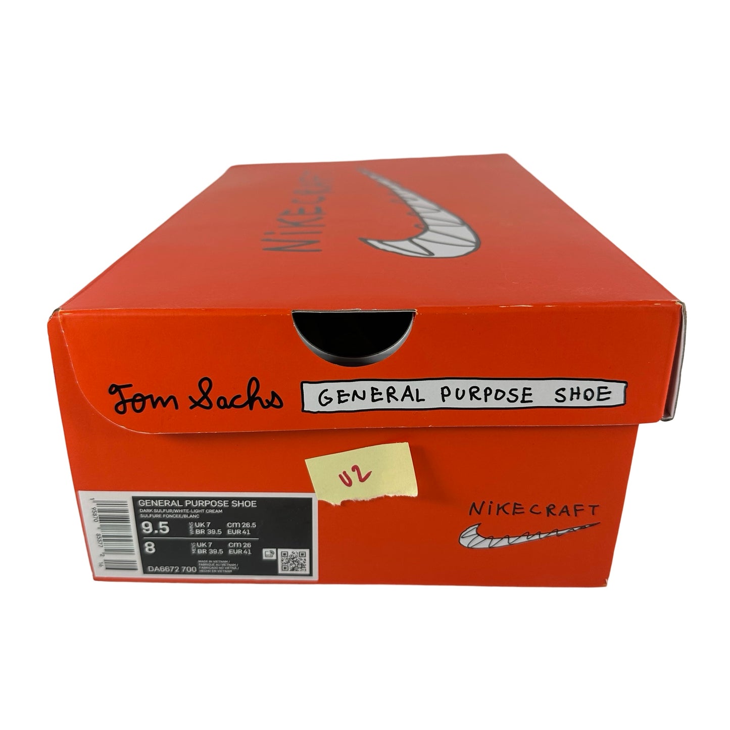 DA6672 700 NikeCraft GPS Tom Sachs Archive Dark Sulfur [USED] - 9.5 W (Used2)