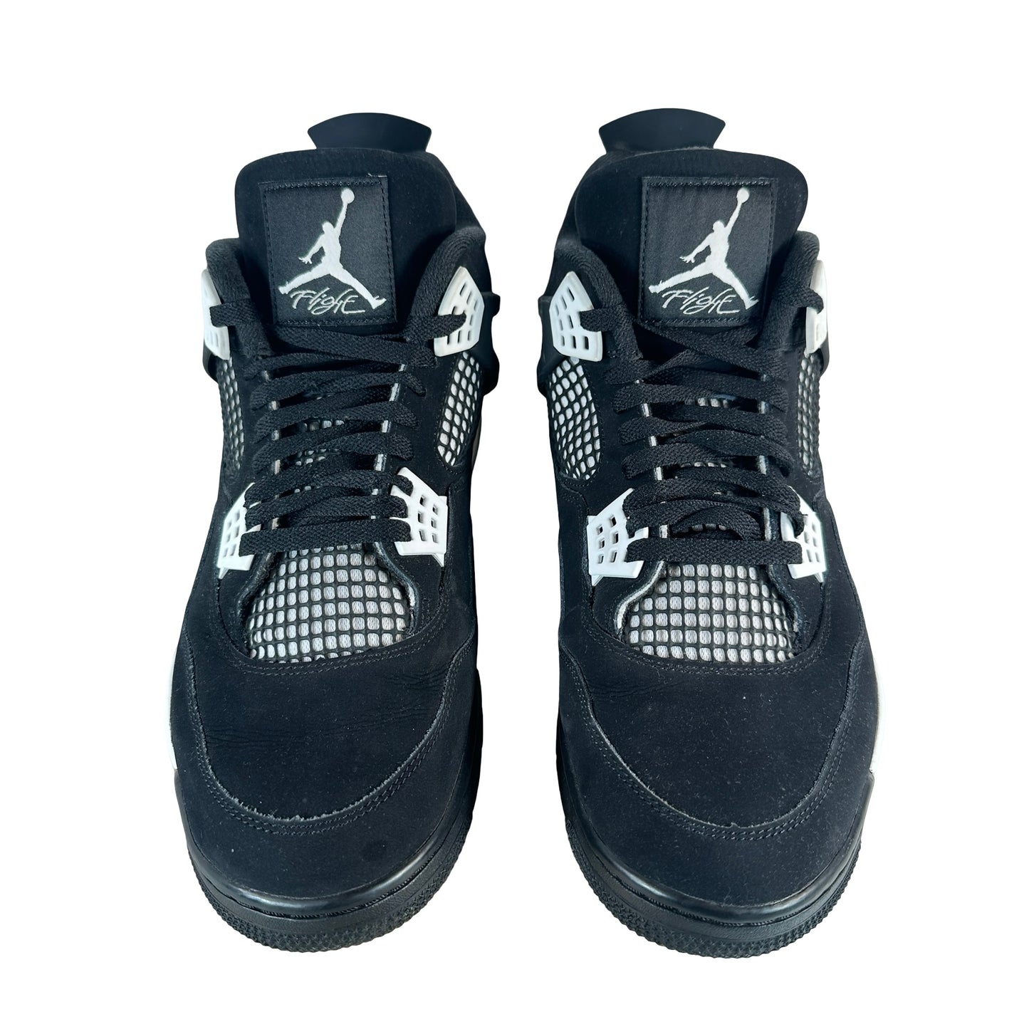 FQ8138 001  Jordan 4 Retro White Thunder [USED] - 14 M (Used3)