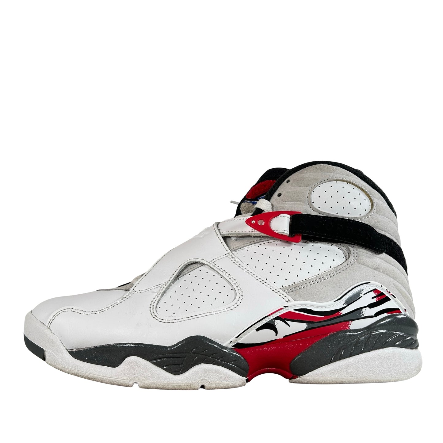 305381 100 Jordan 8 Retro White True Red (2025) [USED] - 9.5 M (Used)