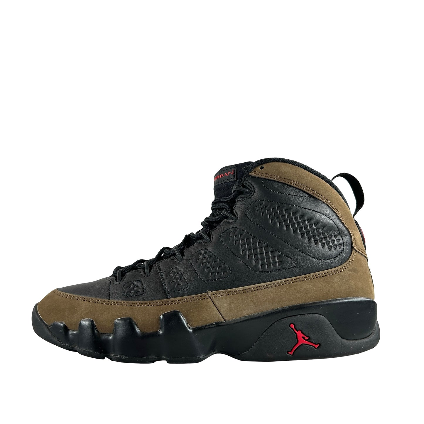 HV4794 030 Air Jordan 9 Retro Olive (2024) [USED] - 9.5 M (Used8)