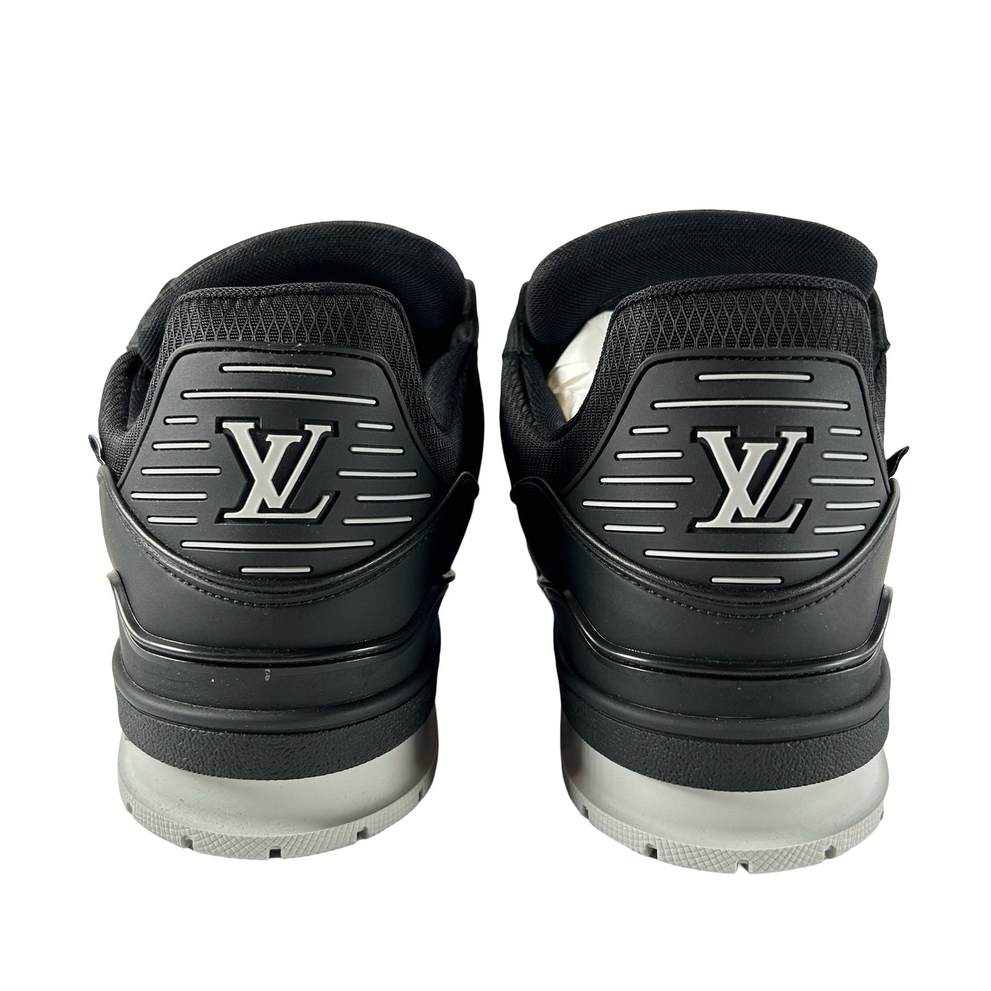 1ADEVY Louis Vuitton LV Trainer Waterproof Black [USED] - 9.5 LV (10.5 US) (VNDS)