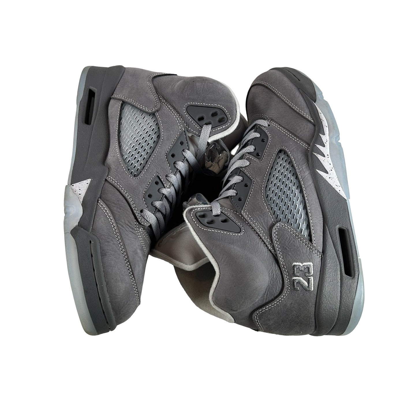 DD0587 002 Jordan 5 Retro Wolf Grey (2026) [USED] - 9.5 M (Used)