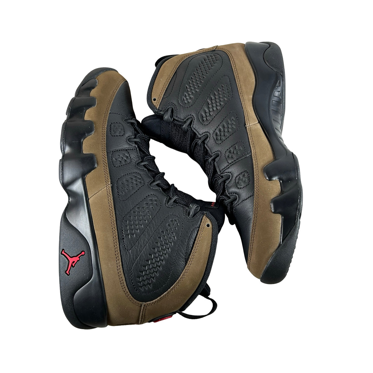 HV4794 030 Air Jordan 9 Retro Olive (2024) [USED] - 9.5 M (Used19)