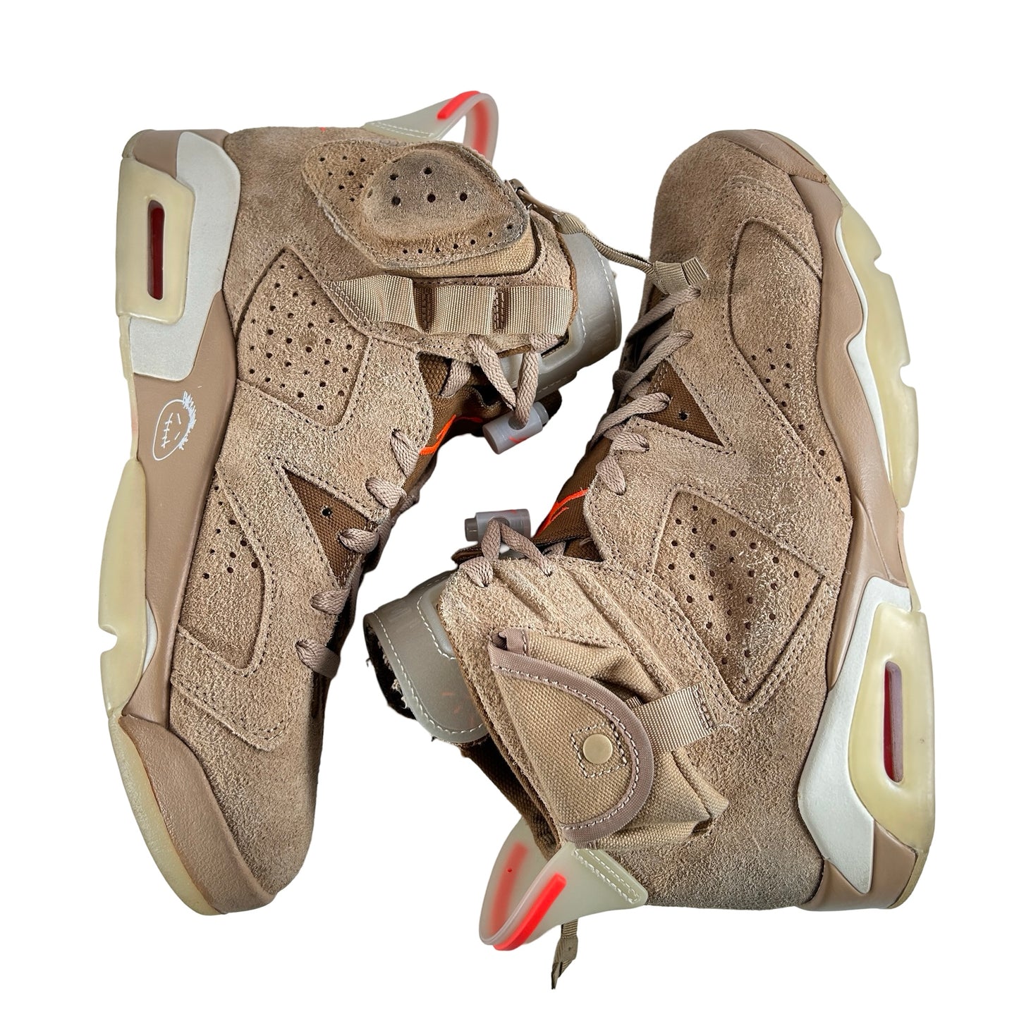DH0690 200 Jordan 6 Retro Travis Scott British Khaki [USED] - 9 M (Used6)