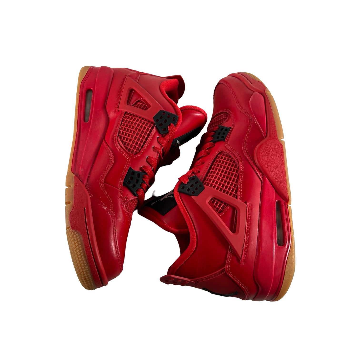 AV3914 600 Jordan 4 Retro Fire Red Singles Day (2018) (Women's) [USED] - 11 W (Used)