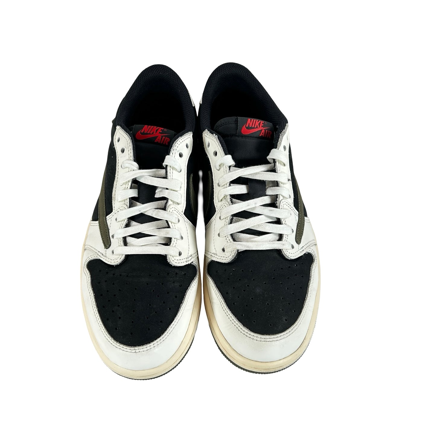 DZ4137 106 Jordan 1 Retro Low OG SP Travis Scott Olive (W) [USED] - 10.5 W (Used) (Replace Box)