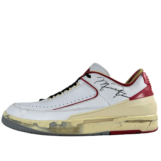 DJ4375 106 Jordan 2 Retro Low SP Off-White White Red [USED] - 12 M (Used) (No Box)