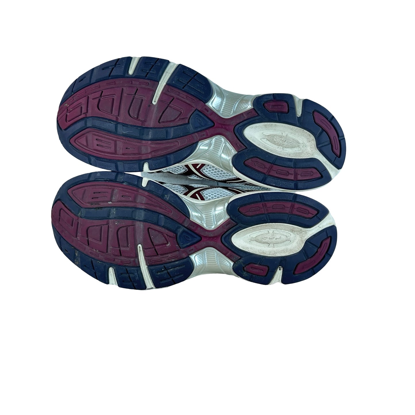 1203A685 100 ASICS Gel-1130 White Maroon Banner [USED] - 10 M (Used)