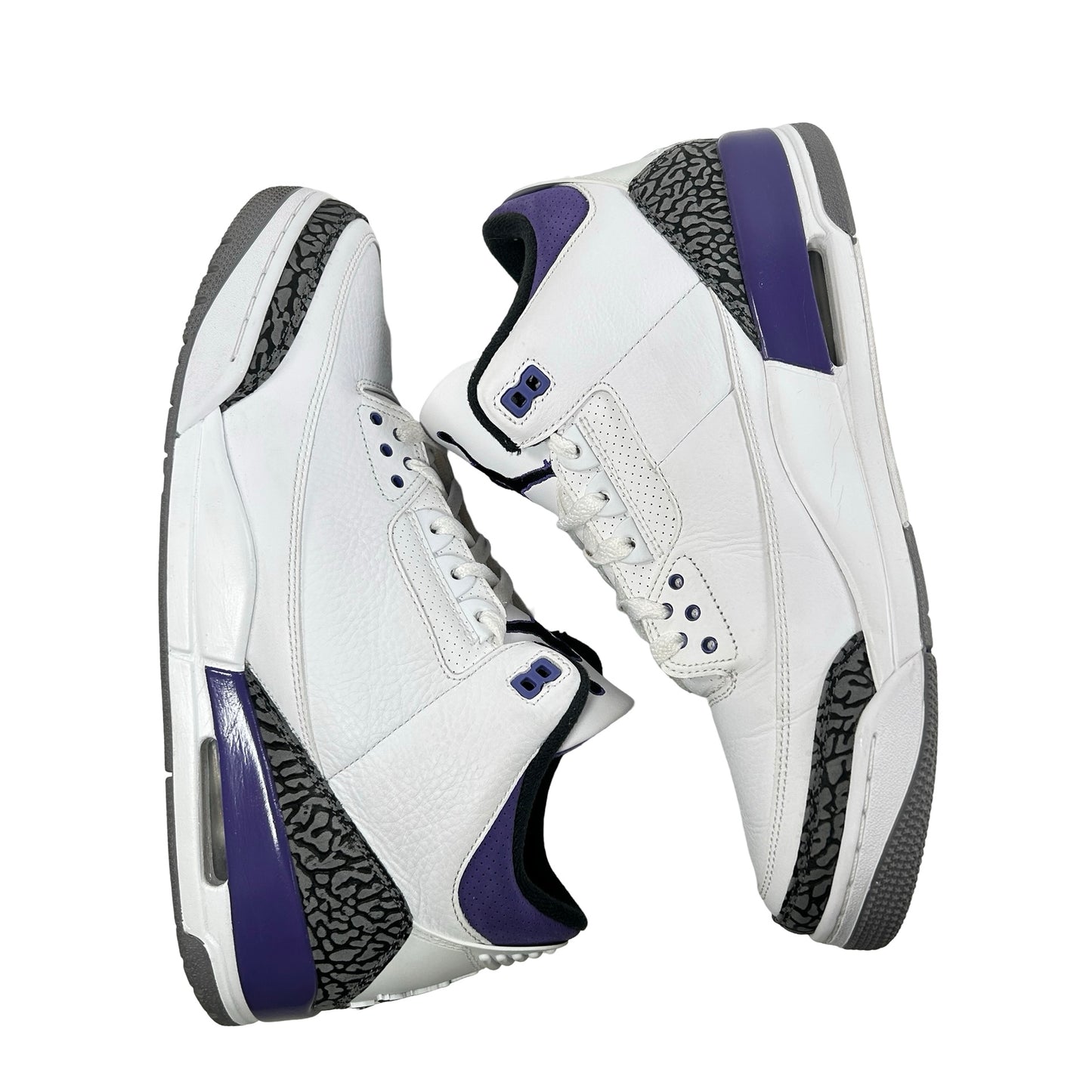 CT8532 105 Jordan 3 Retro Dark Iris [USED] - 13 M (Used2)