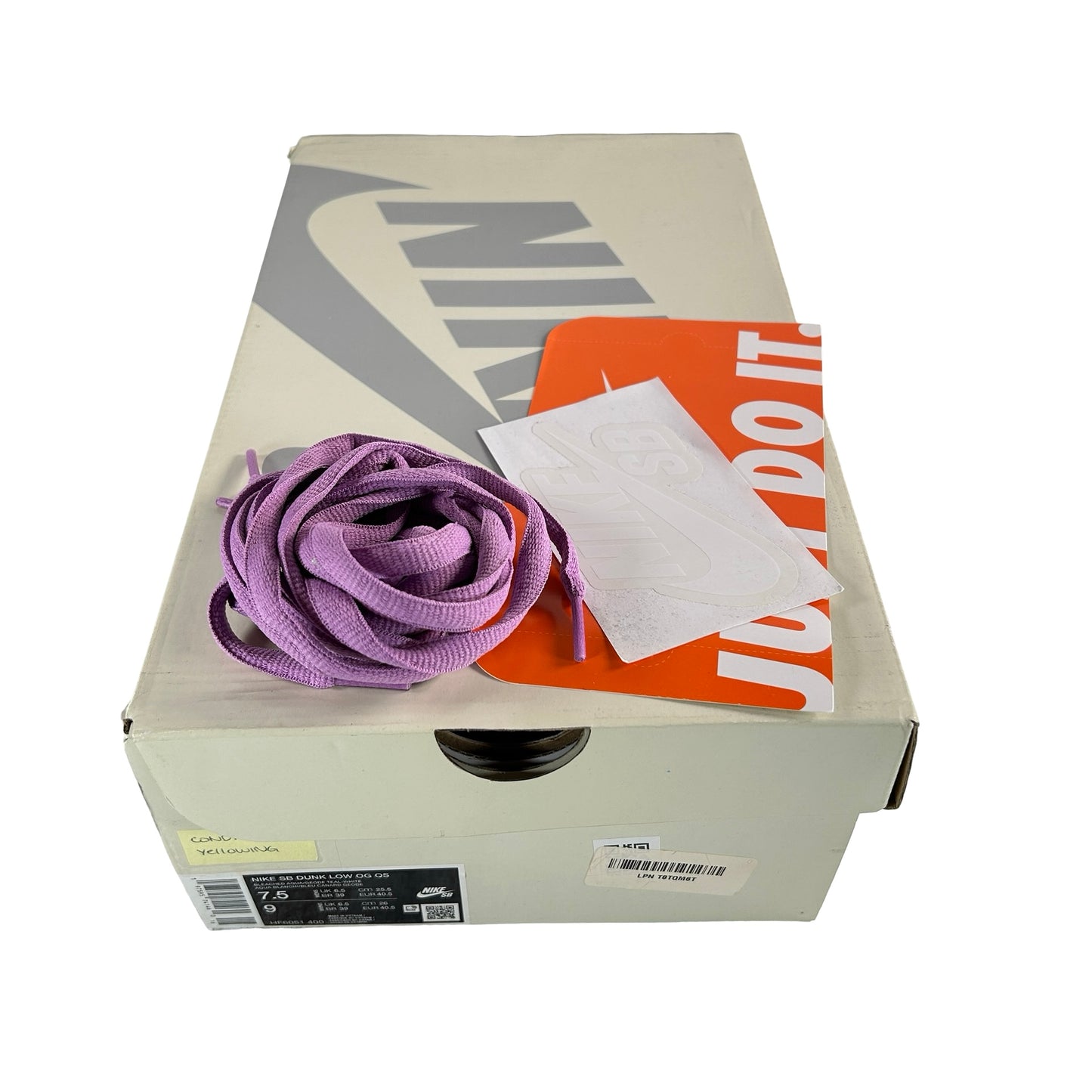 HF6061 400 Nike SB Dunk Low Futura Laboratories Bleached Aqua [CONDITIONAL] - 7.5 M (Slight Yellowing)