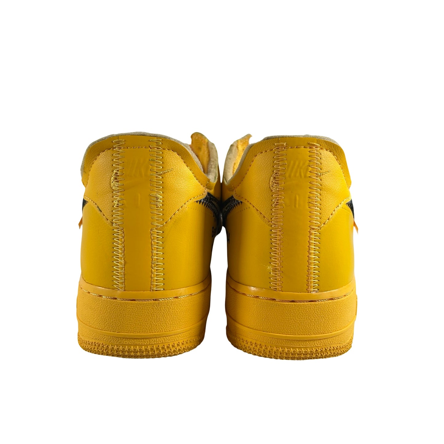 DD1876 700 Nike Air Force 1 Low Off-White ICA University Gold [USED] - 10.5 M (Used)