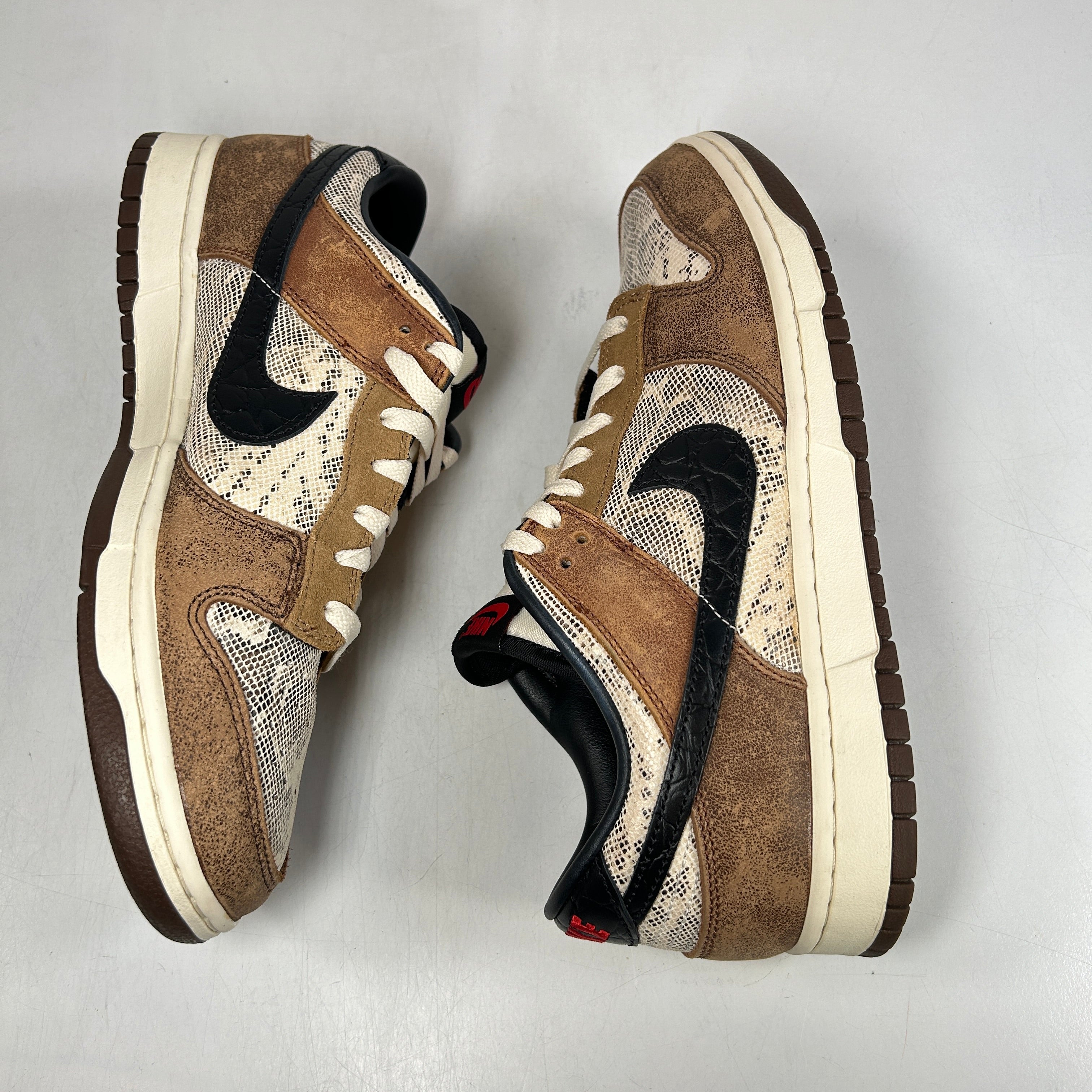 FJ5434 120 Nike Dunk Low Premium CO.JP Brown Snakeskin [USED] - 9