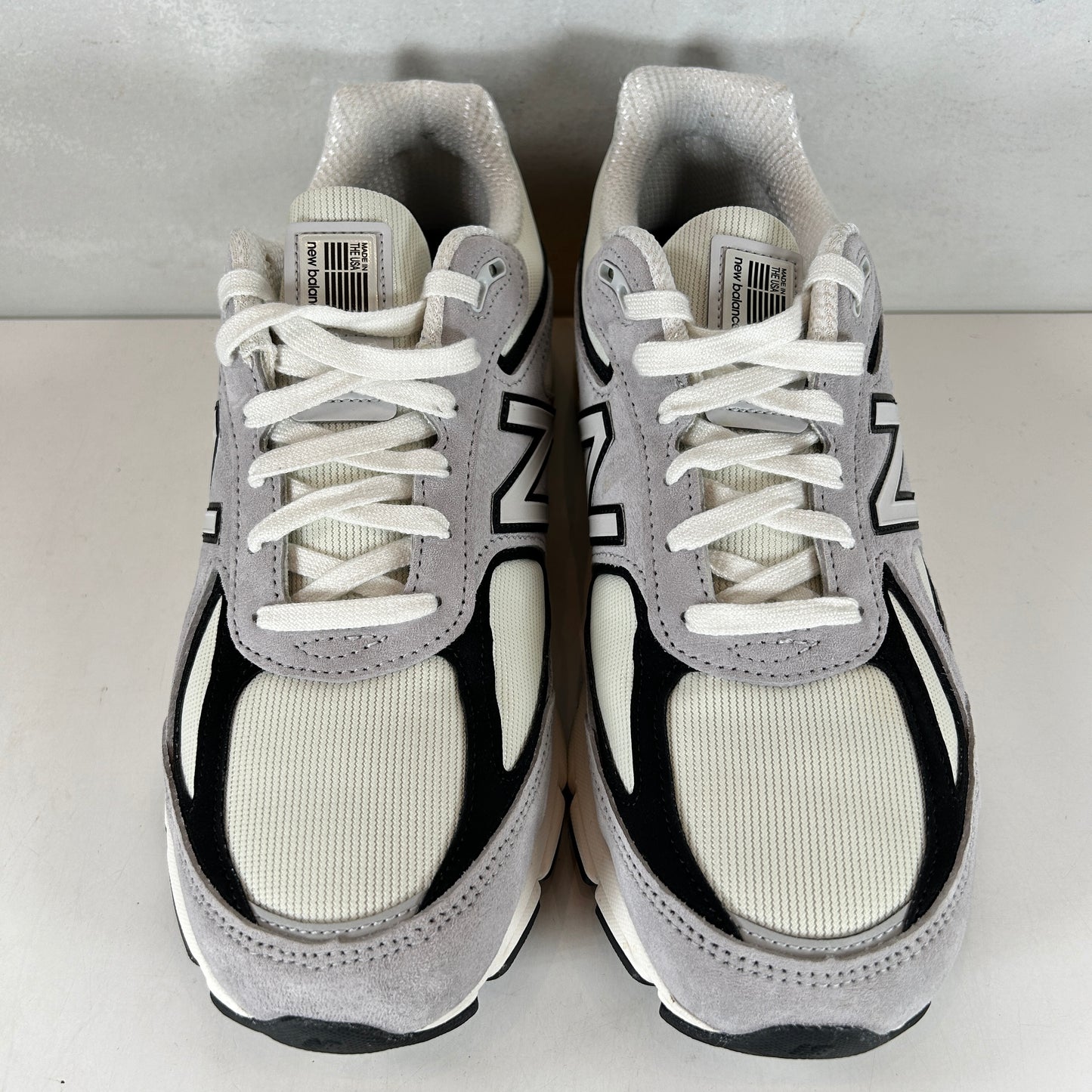 U990TG4 New Balance 990v4 MiUSA Teddy Santis Grey Black Cream [USED] - 10 M (Used)