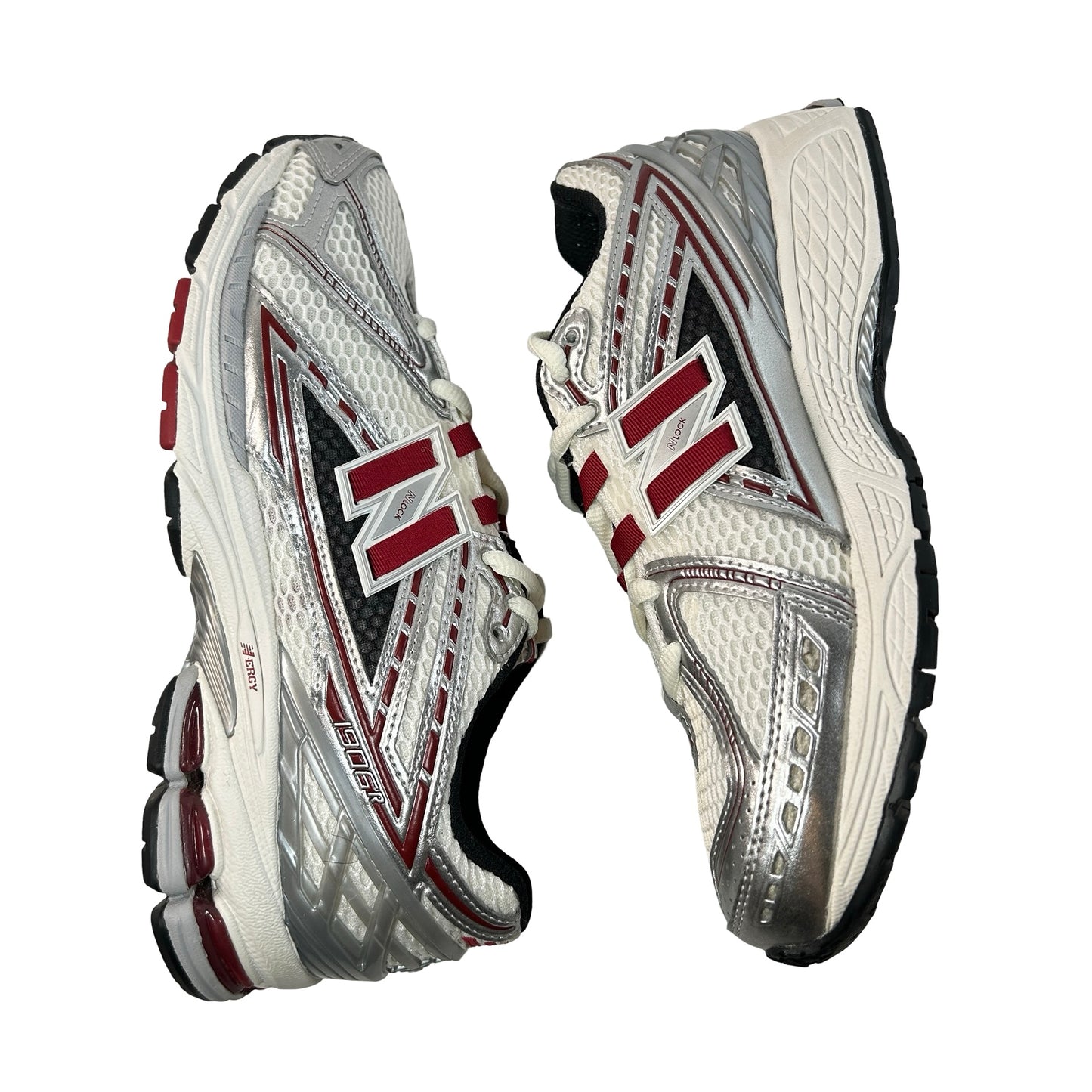 M1906REA New Balance 1906R Silver Classic Crimson [USED] - 8 M (Used)