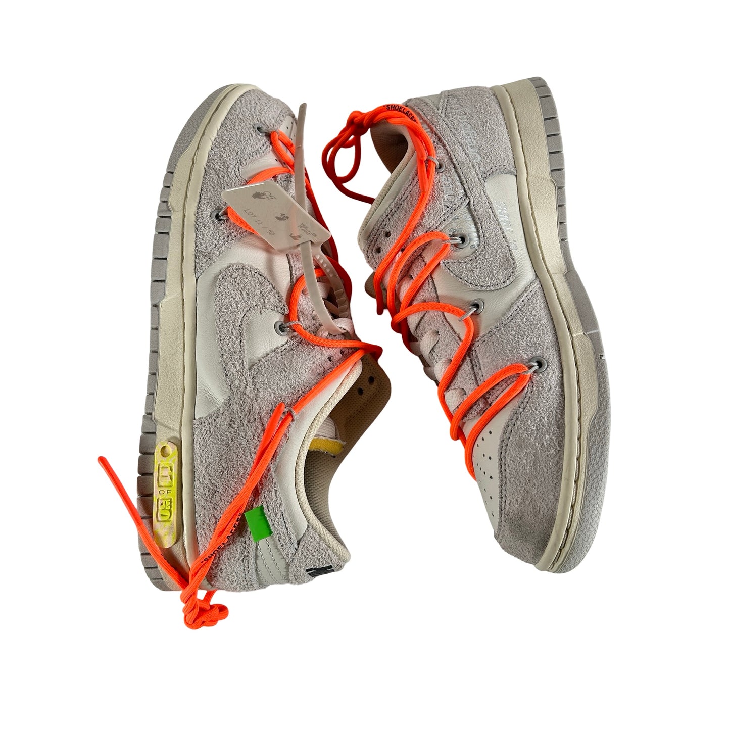 DJ0950 108 Nike Dunk Low Off-White Lot 11 [USED] - 8.5 M (Used)