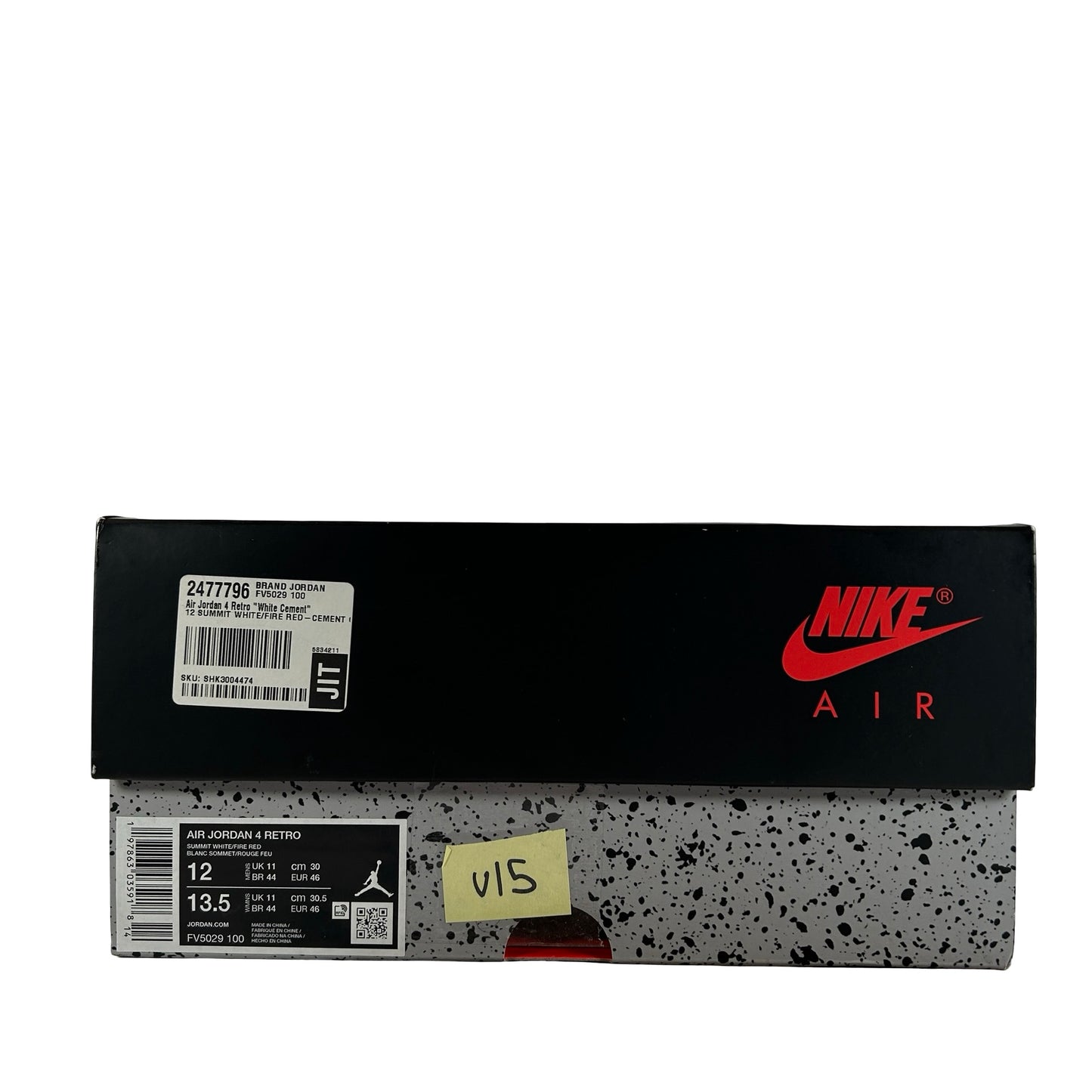 FV5029 100 Jordan 4 Retro White Cement (2025) [USED] - 12 M (Used15)