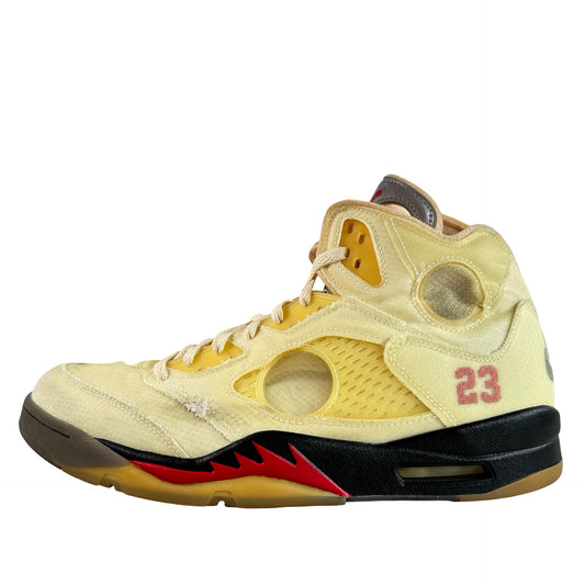 DH8565 100 Jordan 5 Off-White Sail [USED] - 13 M (Used8)
