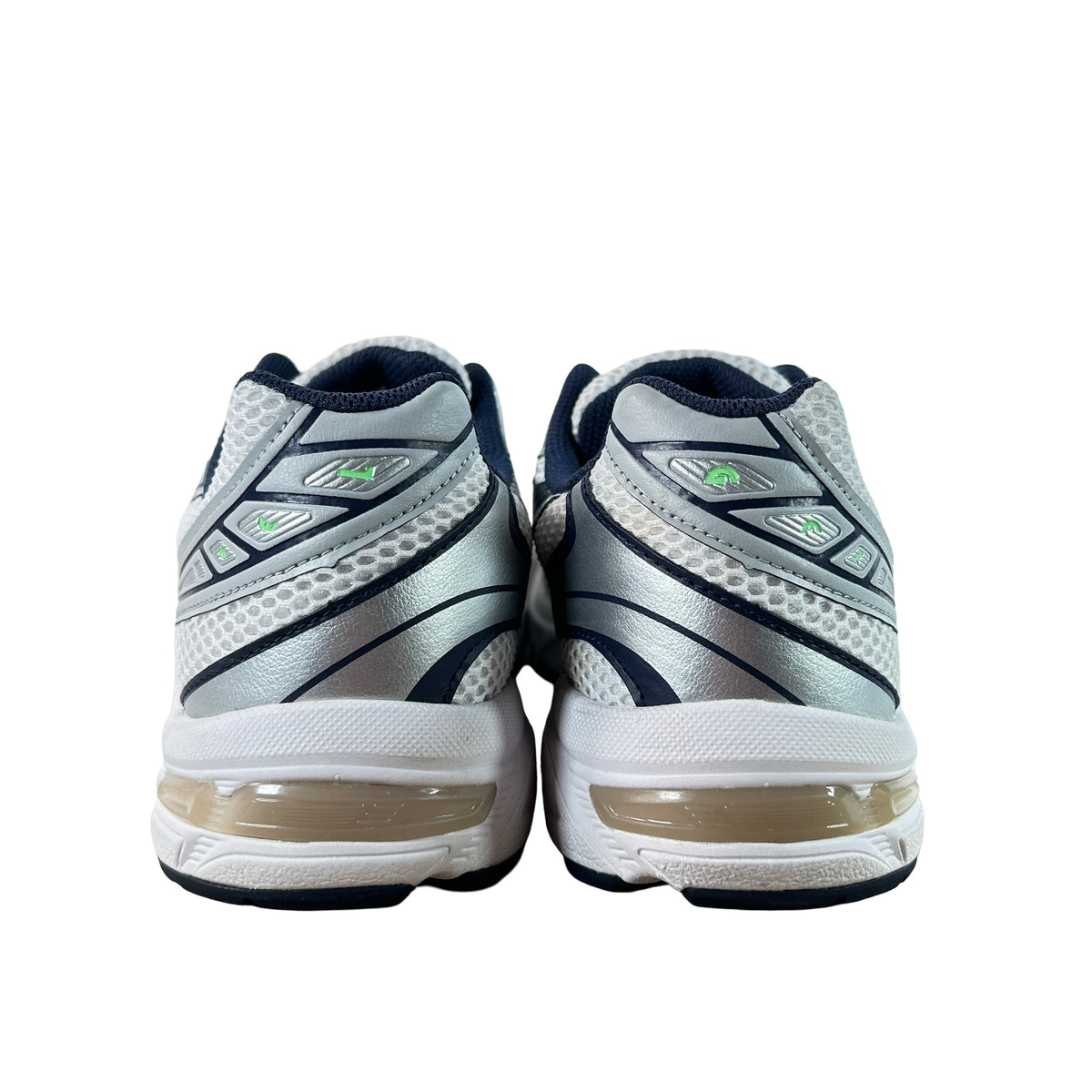1201A256 114 ASICS Gel-1130 White Mid Grey Lime Green [USED] - 8.5 M (Used)
