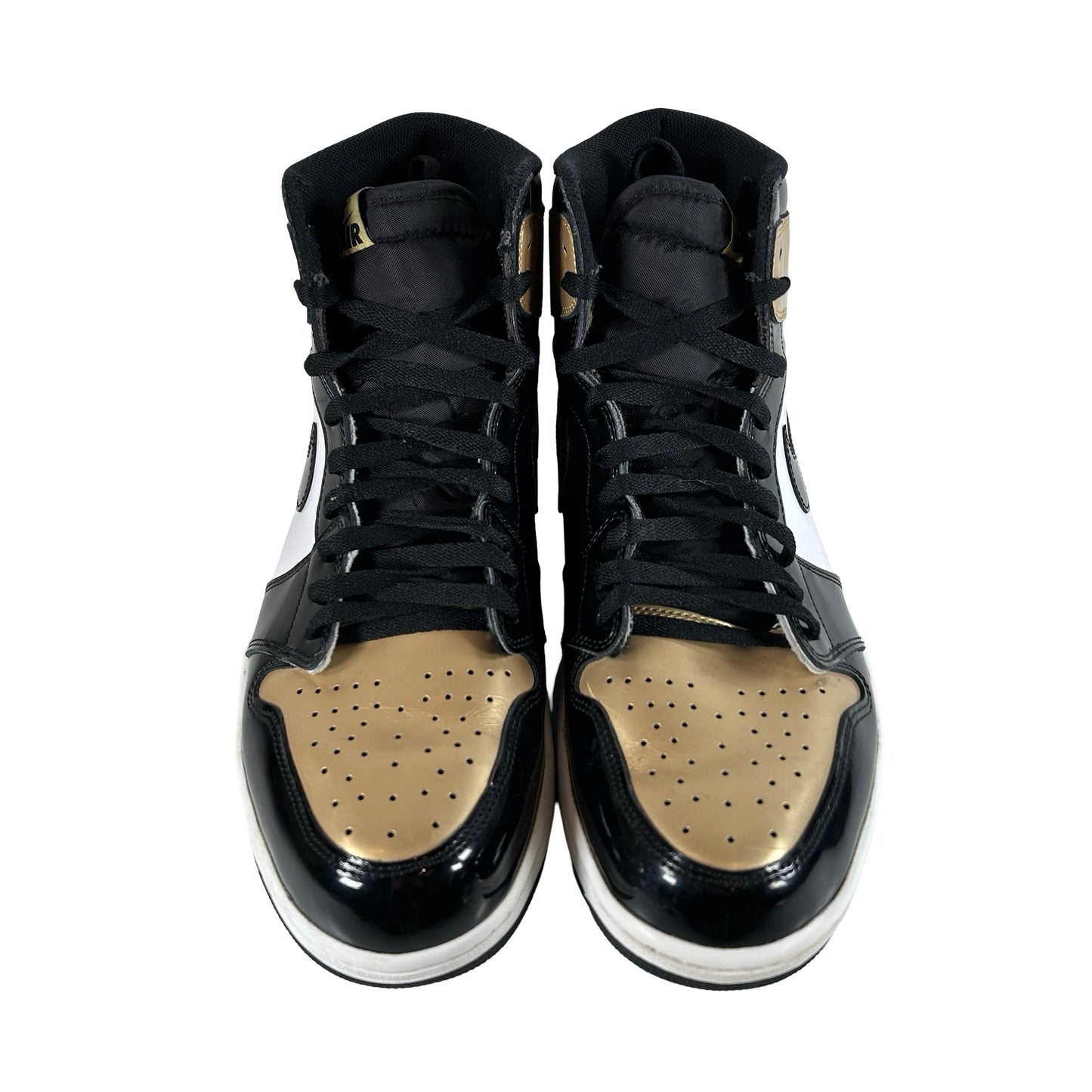 861428 007 Jordan 1 Retro High NRG Patent Gold Toe [USED] - 14 M (Used)