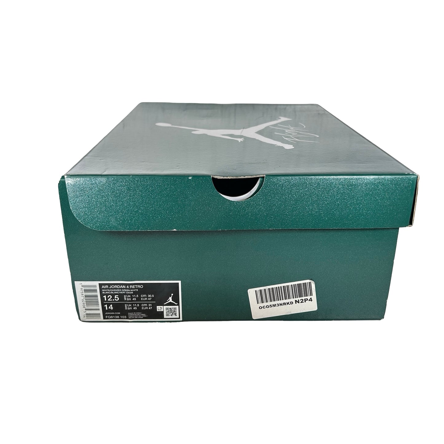 FQ8138 103 Jordan 4 Retro Oxidized Green [USED] - 12.5 M (Used)