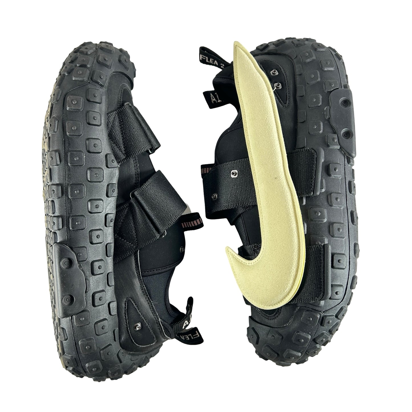 DV7164 001 Nike CPFM Air Flea 2 Cactus Plant Flea Market Black Alabaster [USED] - 11 M (Used)