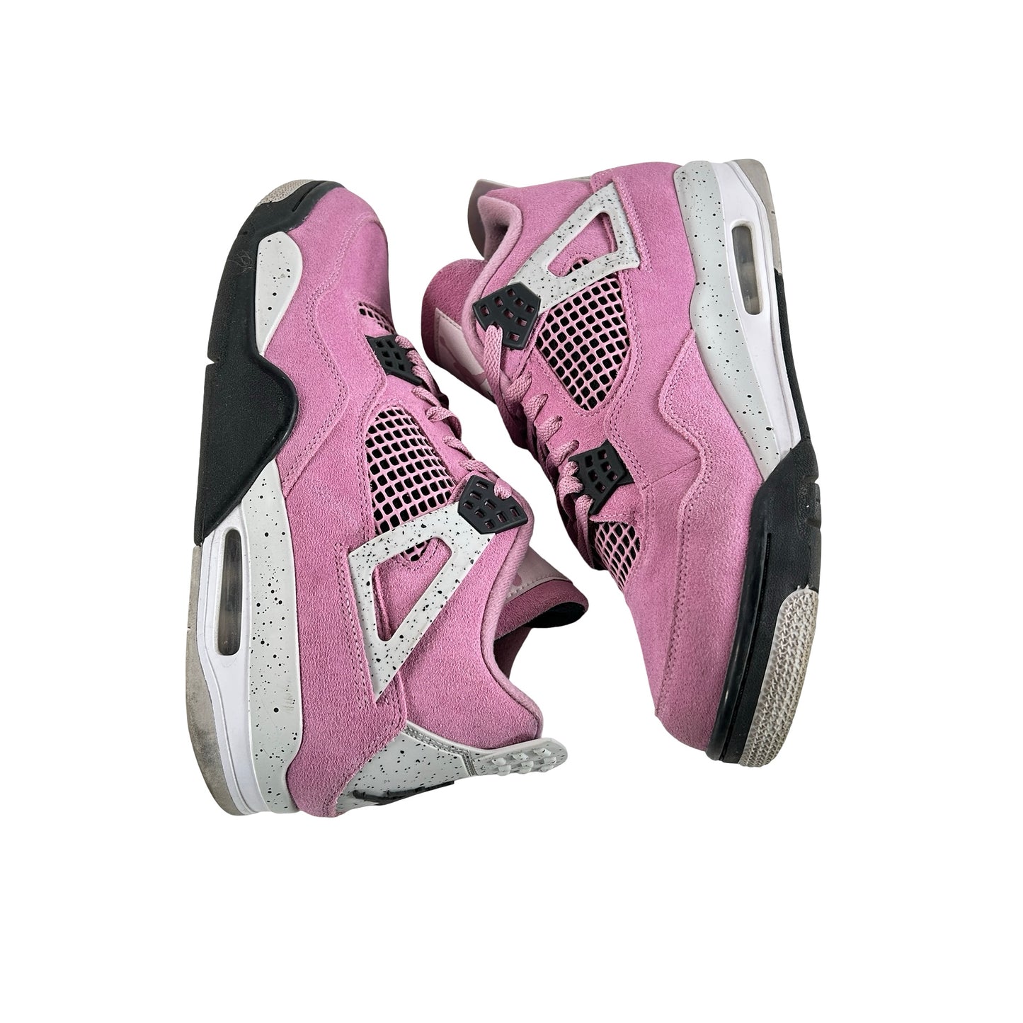 AQ9129 501 Jordan 4 Retro Orchid (Women's) [USED] - 11.5 W (Used)