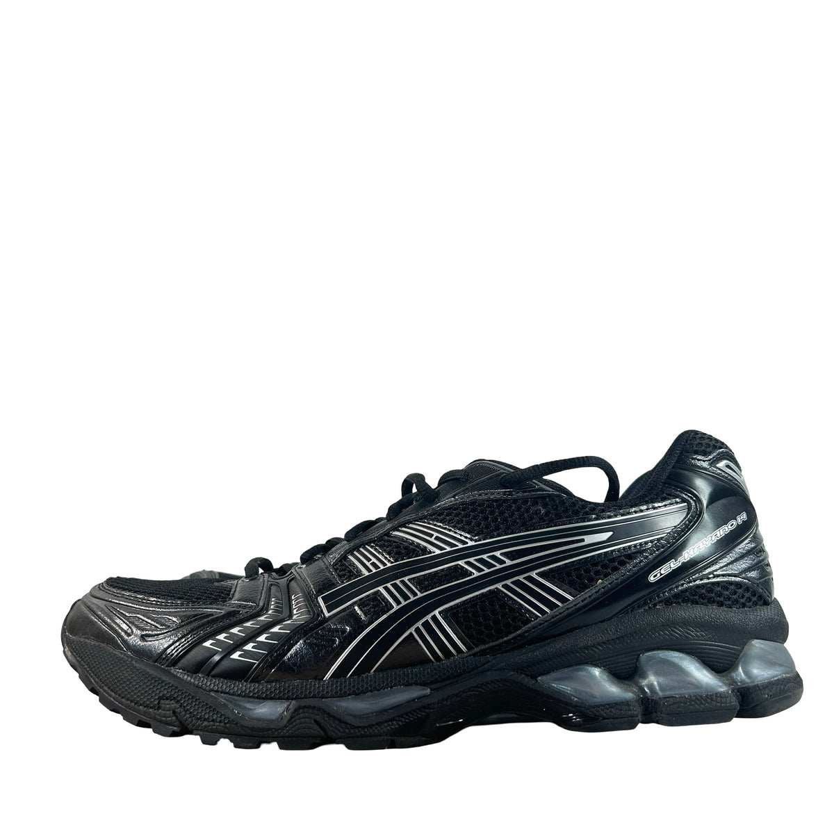 1201A019 006 ASICS Gel-Kayano 14 Black Pure Silver [USED] - 12 M (Used)