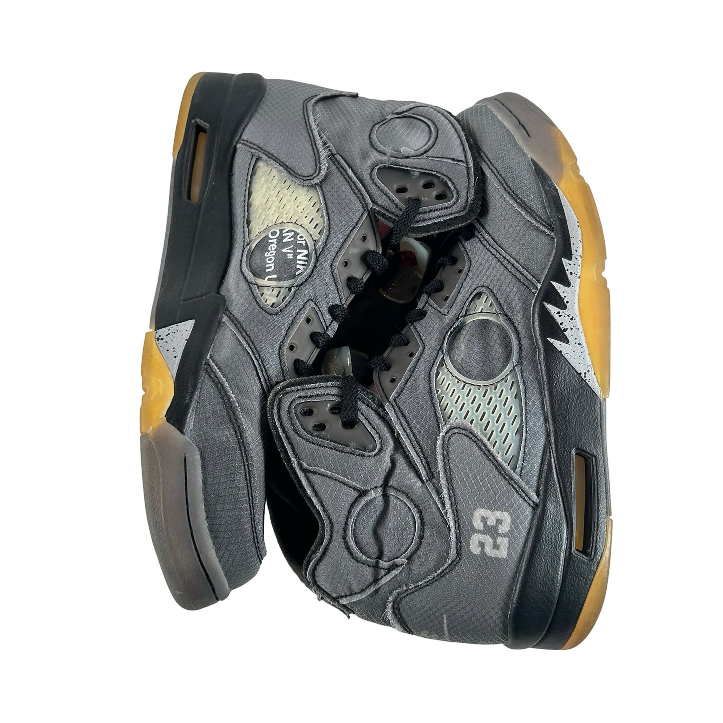 CT8480 001 Jordan 5 Off-White Black [USED] - 10.5 M (Used2) (No Box2)