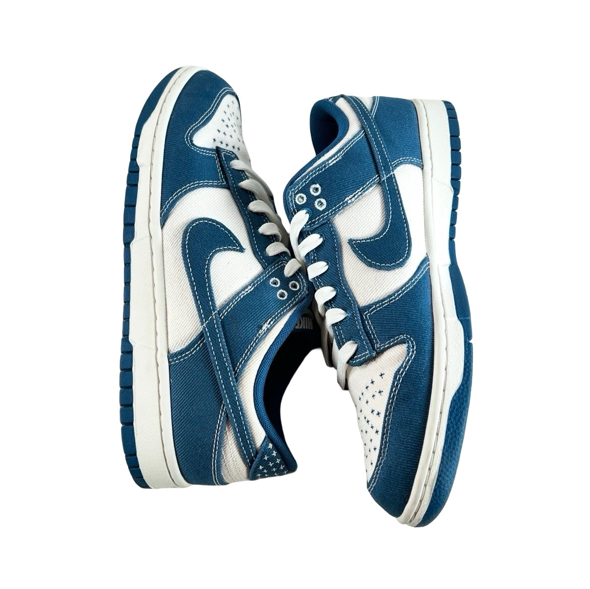 DV0834 101 Nike Dunk Low Industrial Blue Sashiko [USED] - 10 M (Used)