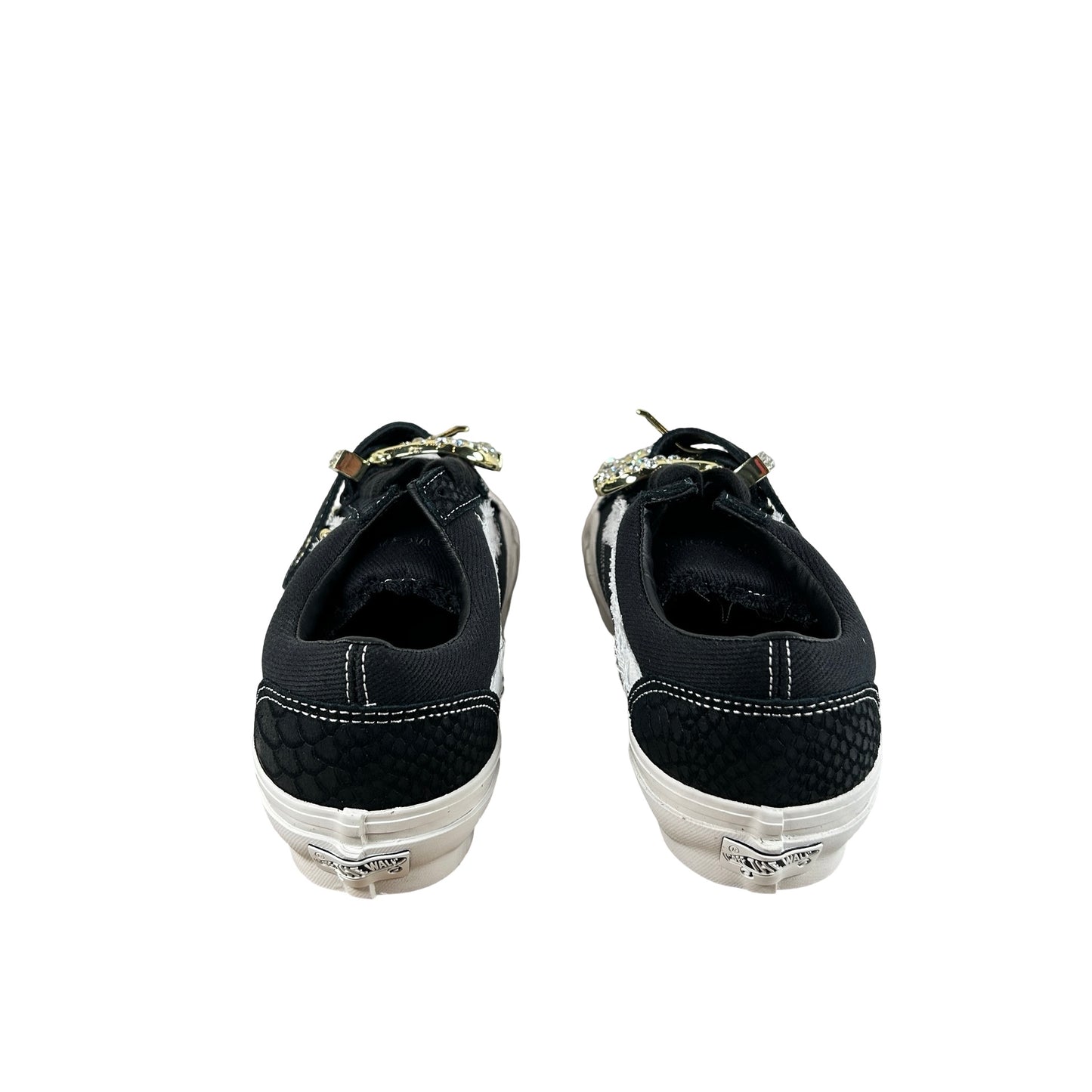 VN000ZAZHAB Vans Premium Old Skool 36 Metagirl Buckle Black White