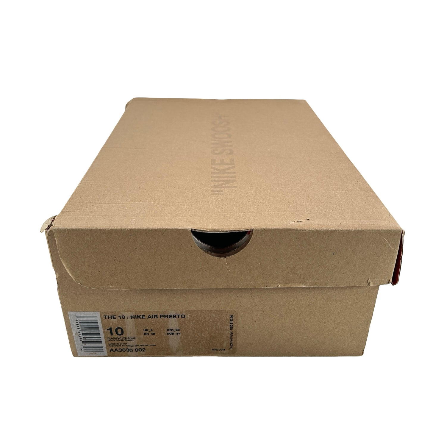 AA3830 002 Nike Air Presto Off-White Black [USED] - 10 M (Used)