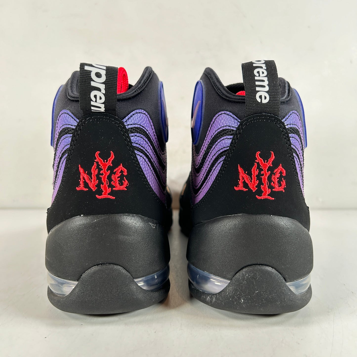 DX3292 001 Nike Air Bakin SP Supreme Black [USED] - 10.5 M (Used)