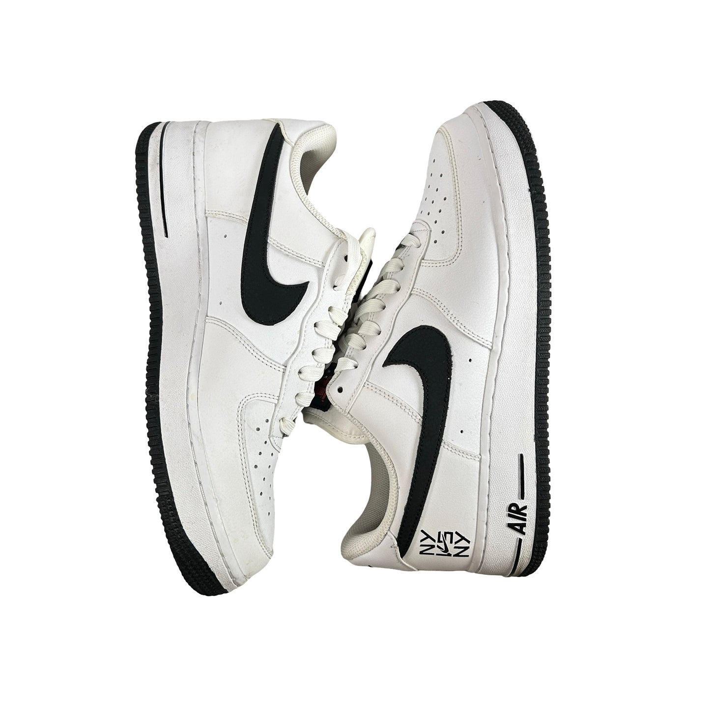CW7297 100 Nike Air Force 1 Low NY vs. NY White Black (2020) [USED] - 9 M (Used)