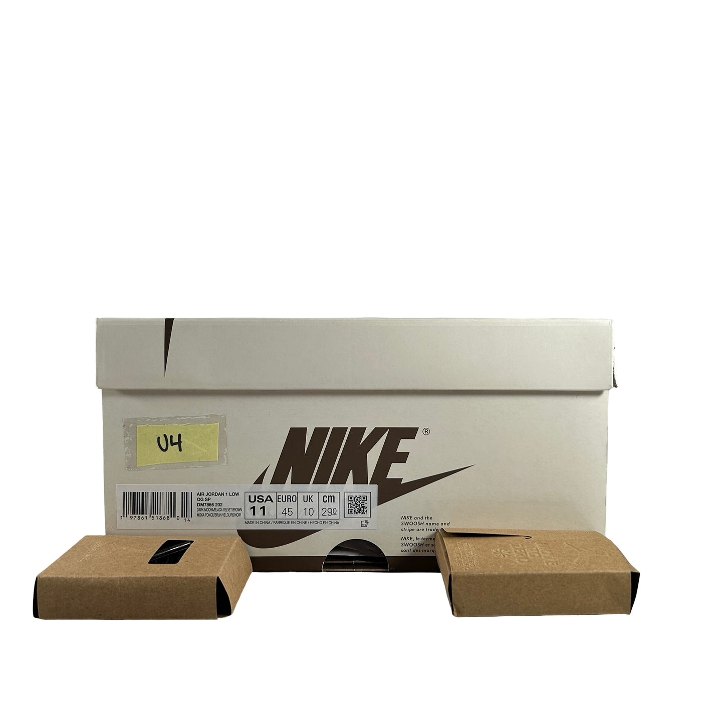 DM7866 202 Jordan 1 Retro Low OG SP Travis Scott Velvet Brown [USED] - 11 M (Used4)