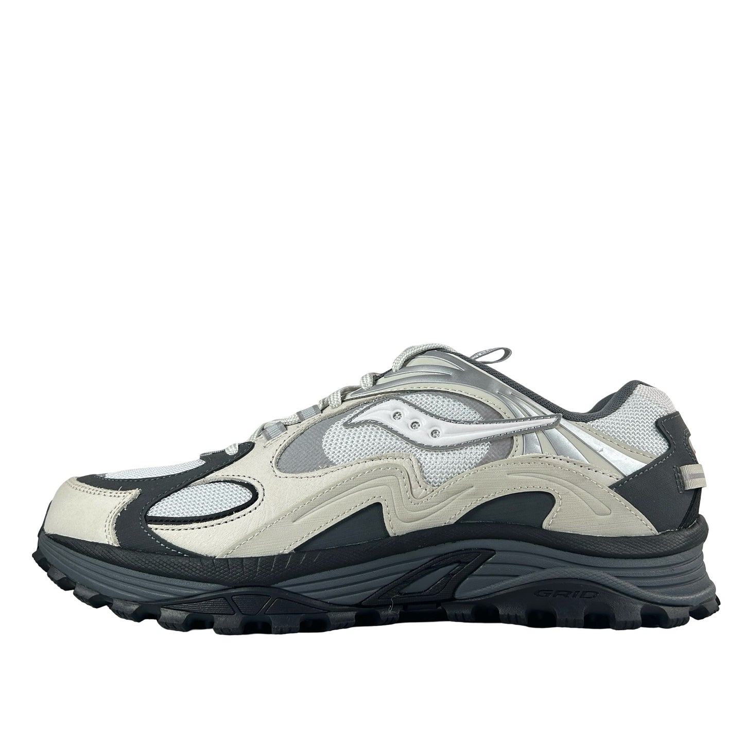 S70908 1 Saucony Grid Aura X Grey Pack White [USED] - 11 M (VNDS)