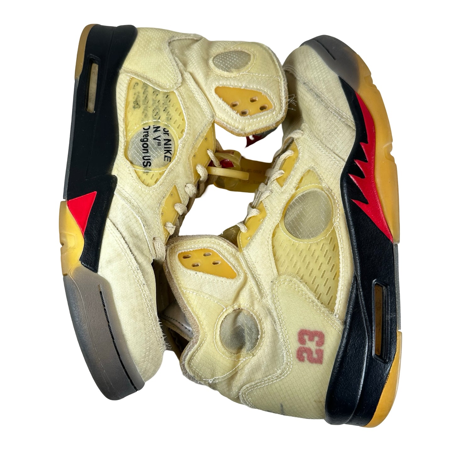 DH8565 100 Jordan 5 Off-White Sail [USED] - 12 M (Used3)