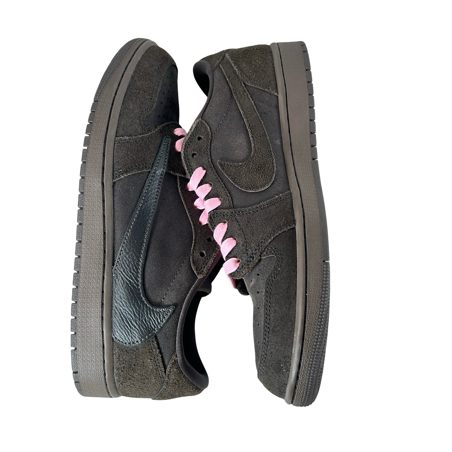 DM7866 202 Jordan 1 Retro Low OG SP Travis Scott Velvet Brown [USED] - 10 M (Used5)