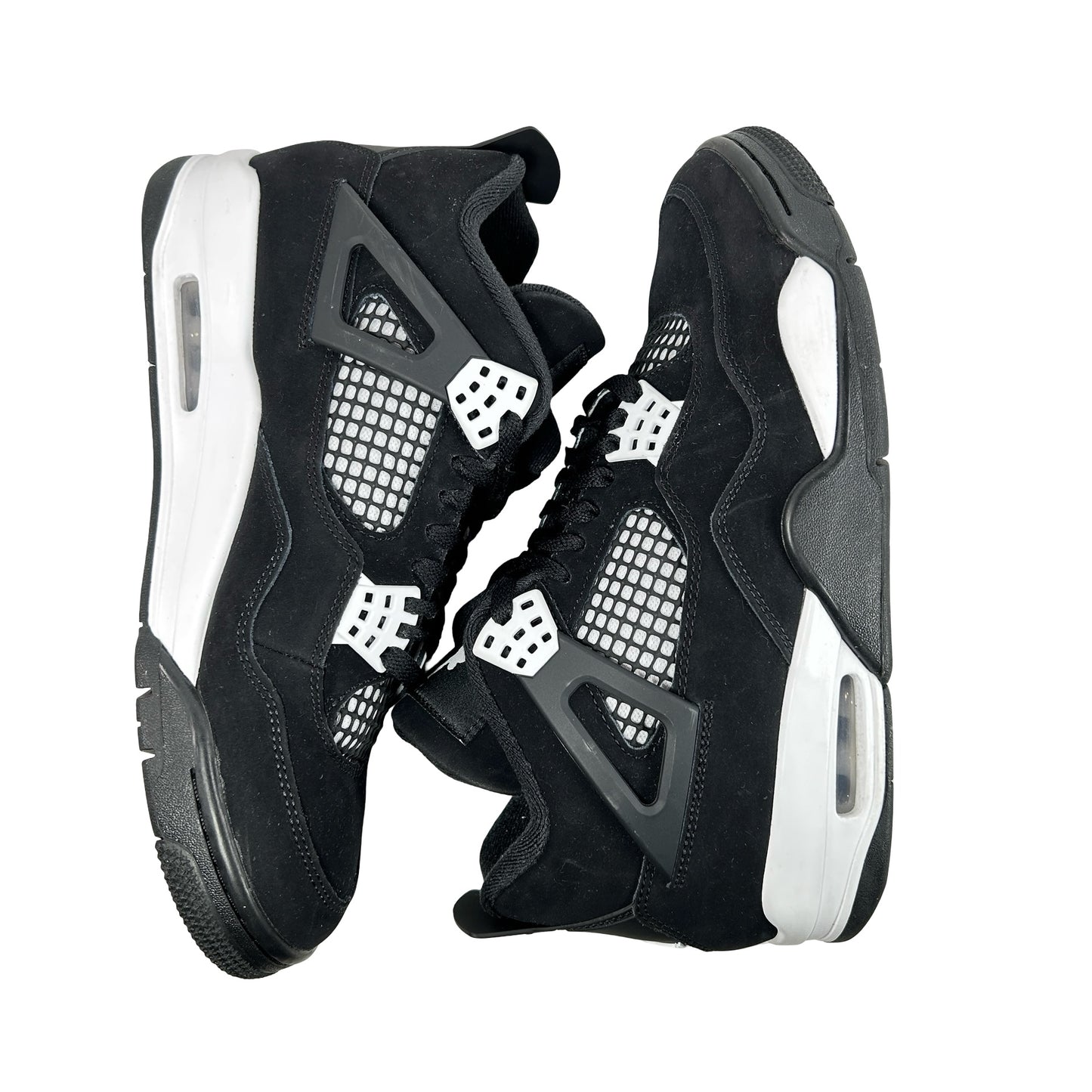 FQ8138 001  Jordan 4 Retro White Thunder [USED] - 8.5 M (Used5)