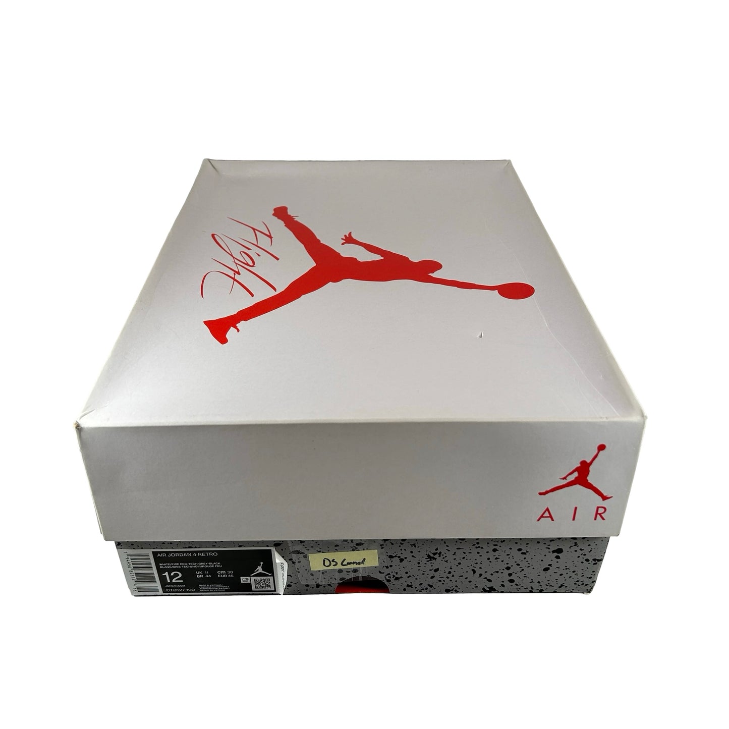 CT8527 100 Jordan 4 Retro White Oreo [CONDITIONAL] - 12 M (Slight Yellowing Right Net)