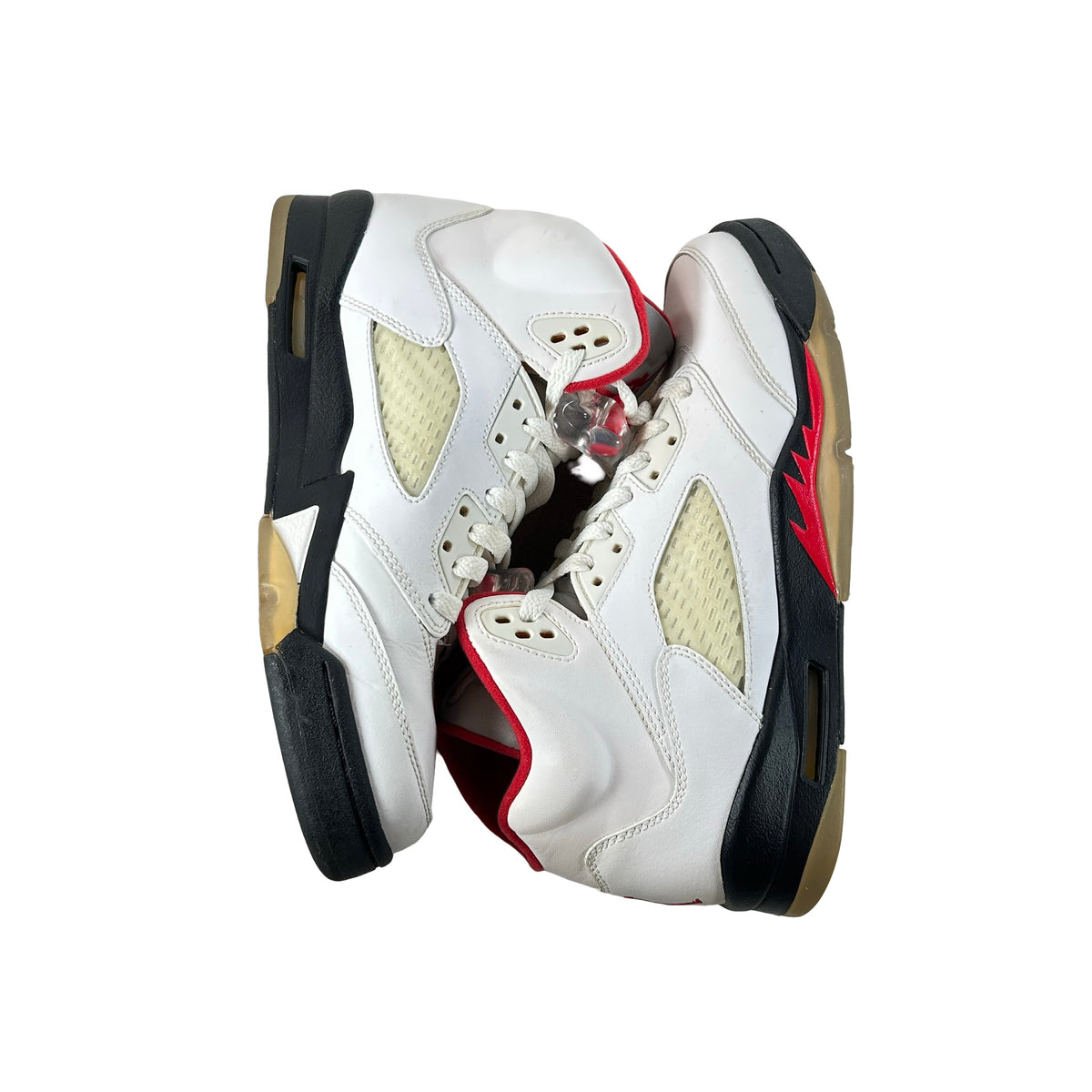 440888 100 Jordan 5 Retro Fire Red 2013 (GS) [USED] - 7 Y (Used)
