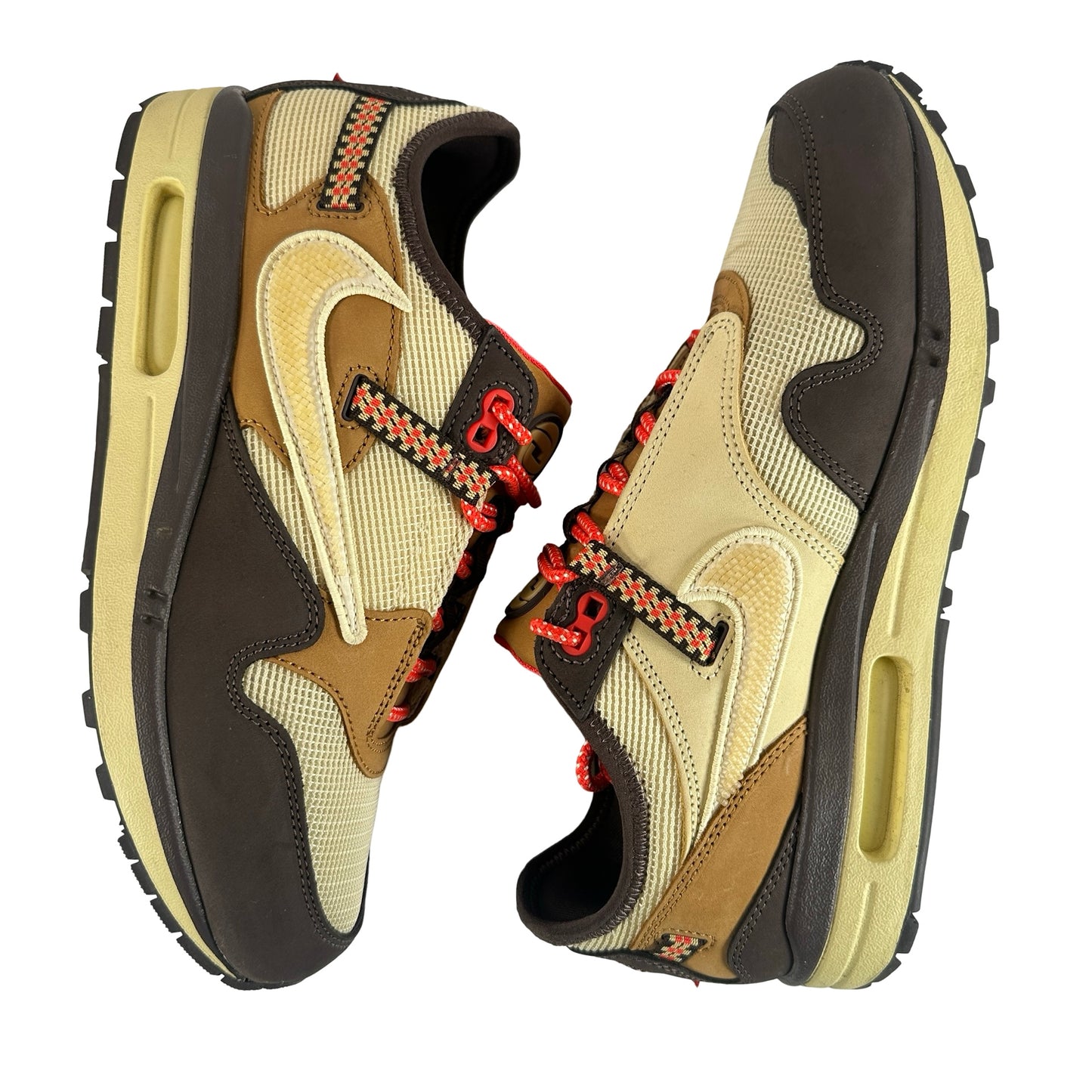 DO9392 200 Nike Air Max 1 Travis Scott Cactus Jack Baroque Brown [USED] - 9.5 M (Used)