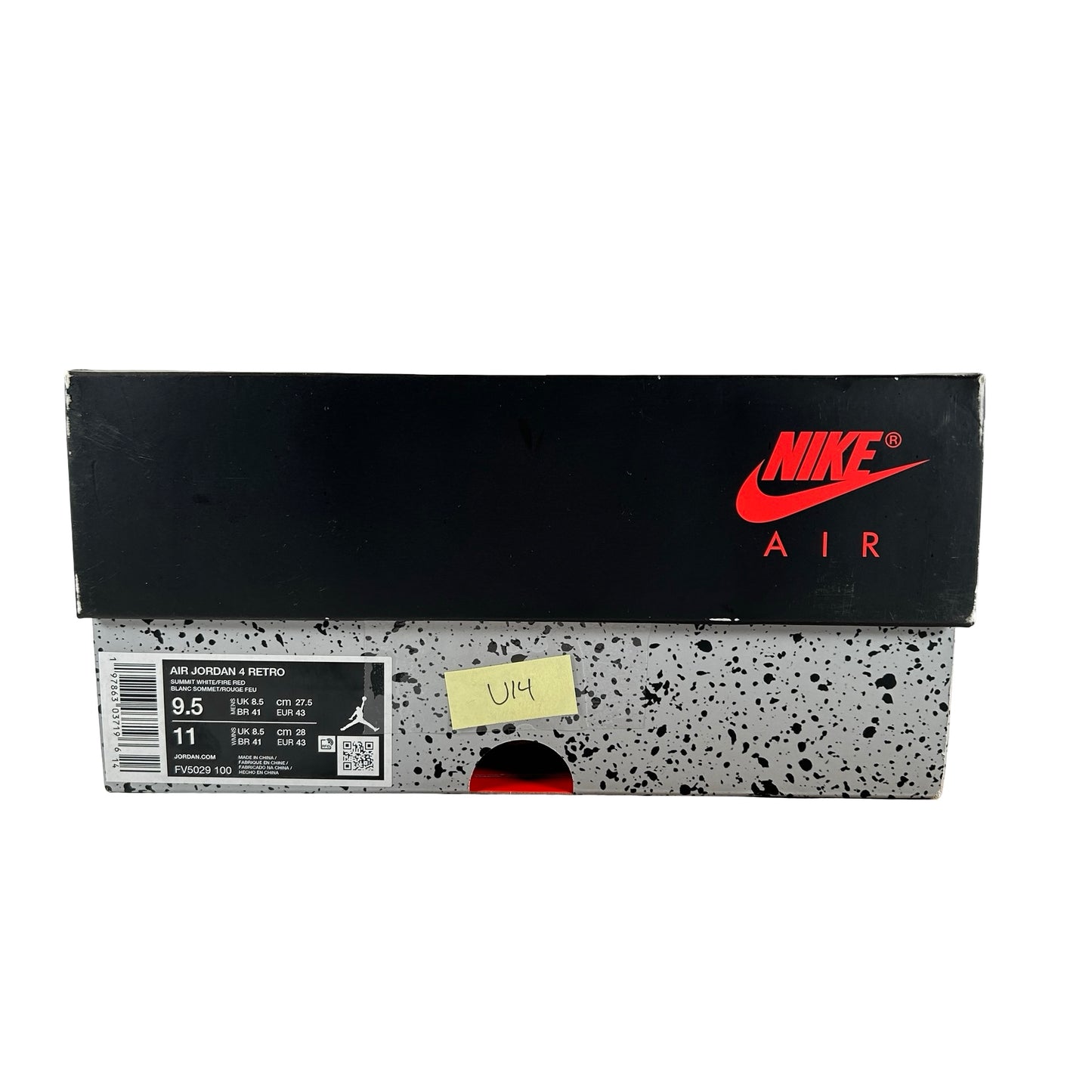 FV5029 100 Jordan 4 Retro White Cement (2025) [USED] - 9.5 M (Used14)